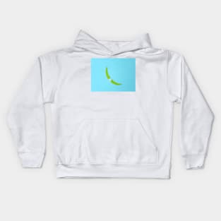 Closterium desmid alga under the microscope Kids Hoodie